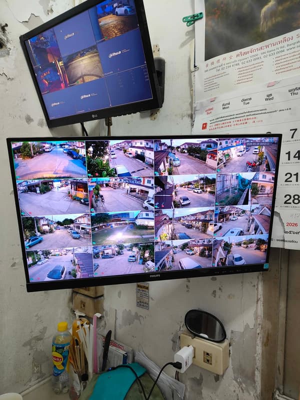 รูปประกอบบริการ ติดตั้งกล้องวงจรปิด